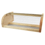 Muselière anti-frelons en bois pour ruche Dadant 10