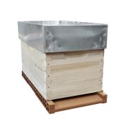 Ruchette Dadant 6 en Paulownia GREENBEE avec plancher plastique