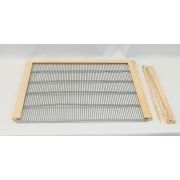 VIDE RUCHER Grille reine métal Dadant 10 encadrement bois