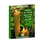 Livre "Fabriquer des bougies avec la cire d'abeille naturelle" D. KARAKOUSIS