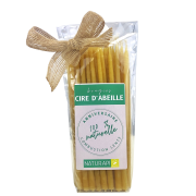 PACK de 50 Bougies d'anniversaire en PURE cire d'abeille