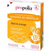 Gommes propolis, miel, orange, Propolia, la boite de 45g