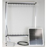 Harpe à frelons modèle TB en inox + KIT panneau solaire 20W