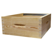 Hausse Dadant 10 NATURAPI en pin maritime à tenons, à bandes lisses