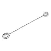 Cuillère à miel inox nid d'abeille