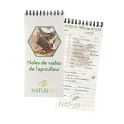 Carnet de visite de l'apiculteur (50 pages)