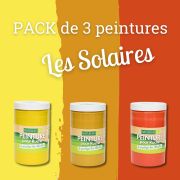 PACK de 3 peintures "Les Solaires"