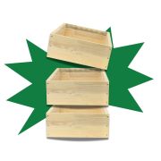 Lot de 3 Hausses Dadant 10 BEENATURE en épicéa, pour 8 cadres