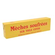 Mèches soufrées, le paquet de 12