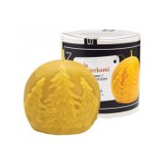 Moule silicone à bougie Boule avec Epicéas