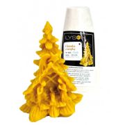 Moule silicone à bougie Arbre de Noel avec crèche