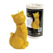 Moule silicone à bougie Chat avec écharpe