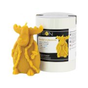 Moule silicone à bougie Renne en manteau