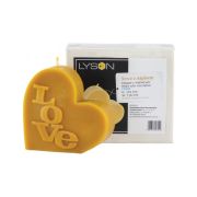 Moule silicone à bougie Coeur "LOVE"