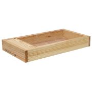 Nourrisseur de ruchette Dadant 6 en pin maritime paraffiné NATURAPI