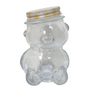 Pot en verre 300ml Ourson avec capsule "vichy", l'unité 