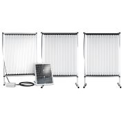 KIT  DE 3 Harpes à frelons en alu BEEPROTECT + KIT panneau solaire 20W 