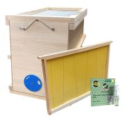 Pack Ruchette piège avec attire-essaim et cadre ciré | Naturapi