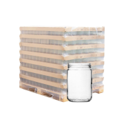 Palette de pot verre 580ml standard TO82, la palette de 1352 pots