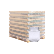 Palette de pot verre 390ml ITALVEOLE/MIELE TO70, la palette de 2233 pots