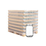 Palette de pot verre 370ml standard TO63, la palette de 2304 pots 