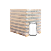 Palette de pot verre 300ml standard TO63, la palette de 2176 pots