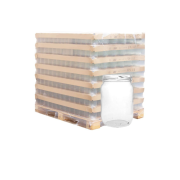 Palette de pot verre 280ml standard T063, la palette de 2720