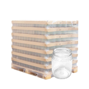 Palette de pot verre 212ml ITALVEOLE TO63, la palette de 3576 pots