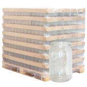 Palette de pot verre 314ml standard TO63 (BRUNI), la palette de 2448 pots