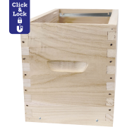 Corps Dadant 6 GREENBEE en Paulownia extralight, pour cadres Hoffmann, Equipé CLIC&LOCK