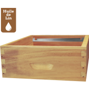 Haussette Dadant 6 GREENBEE-LIN en Paulownia extralight, pour cadres Hoffmann