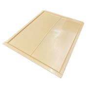 Plaque de fermeture JAUNE pour plancher de ruche en plastique NICOTPLAST