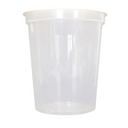 Pot plastique avec épaulement Nicot, 370 ml (500 g miel), LE SACHET DE 25