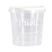 Pot plastique avec épaulement Nicot, 750 ml (1kg miel), LE SACHET DE 25