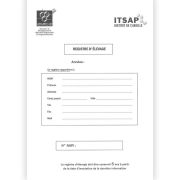 Carnet d'élevage, registre (éditions ITSAP)