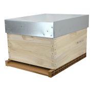 Ruche Dadant 10 en paulownia extralight GREENBEE, avec plancher plastique 11F0352