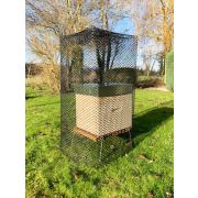 Cage grillagée de protection de ruche, anti-frelon 