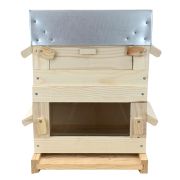 Ruche Warré vitrée avec 2 corps en épicéa