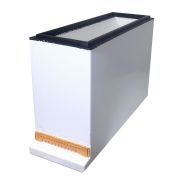 Ruchette polystyrène 3 cadres Dadant complète avec plancher aéré