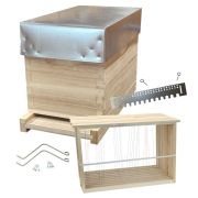 Ruchette Dadant 6 en paulownia extralight GREENBEE, avec quincaillerie et cadres 15F42