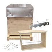 Ruchette Dadant 6 en pin maritime NATURAPI, avec quincaillerie et cadres 15F5