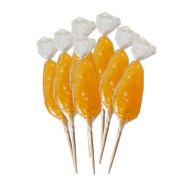 Sucette miel "flamme" bâton en bois, LE SAC DE 300 